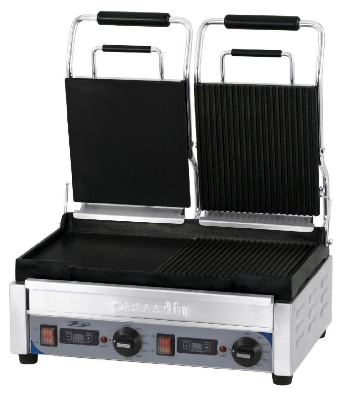 Grill panini double premium mixte CASSELIN CGP2HRBLPT_0