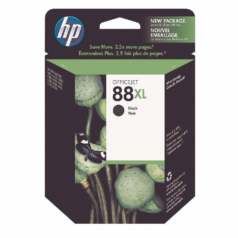 HEWLETT PACKARD CARTOUCHE D'ENCRE 88XL (C9396AE) - GRANDE CAPACITÉ - COULEUR: NOIR