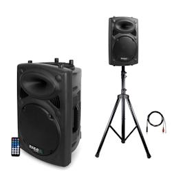 Ibiza Sound Enceinte SONO DJ PA amplifiée 10