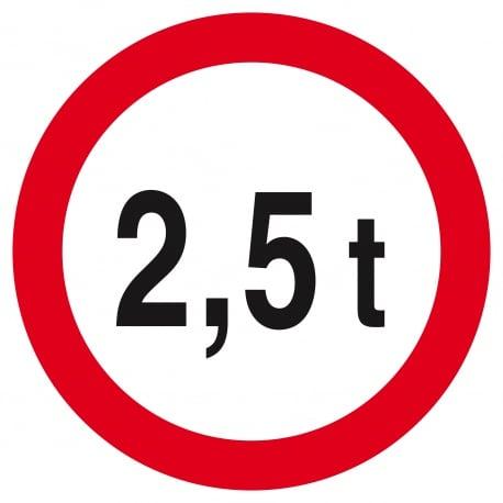 Interdit aux plus de +2.5 tonnes d.420mm TALIAPLAST | 623282_0