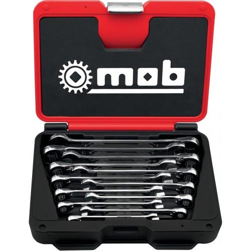 JEU DE 12 CLÉS MIXTES À CLIQUET EN COFFRET MOB