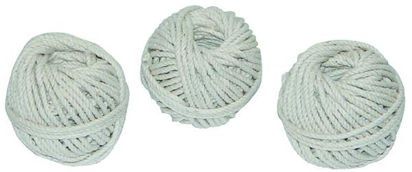 LOT DE 3 PELOTES COTON CABLE DIAMETRE 2MM