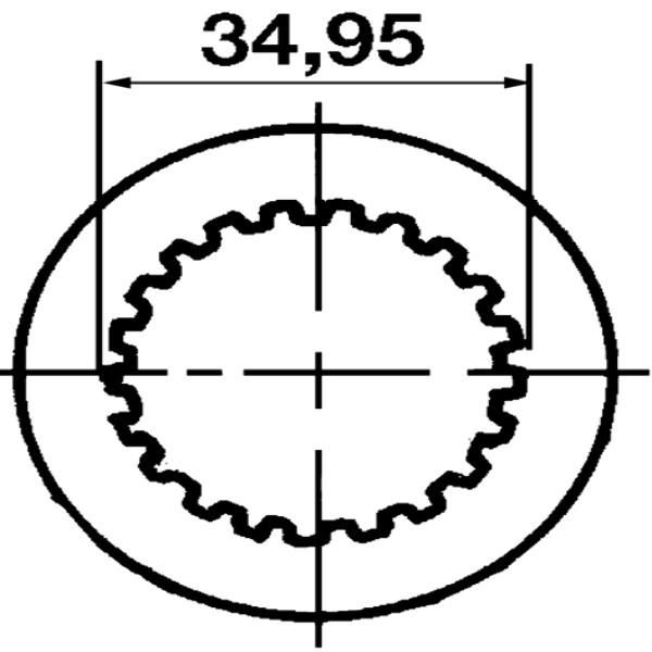 MACHOIRE 1''3/8-Z21 CR.34,9X106,4 MA108 TCM