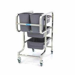 Maxima Chariot de nettoyage - 5 bacs inclus - 3701117756381_0