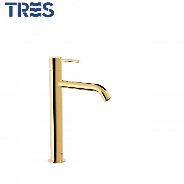 MITIGEUR LAVABO DORÉ STUDY EXCLUSIVE - TRES 26230701OR