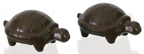MOULE CHOCOLAT 4 EMPREINTES POUR 2 TORTUES 11.8 X 8 CM
