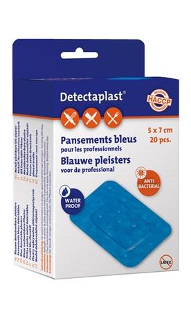 PANSEMENT DÉTECTABLE PROFESSIONNEL BLEU 20 PIÈCES