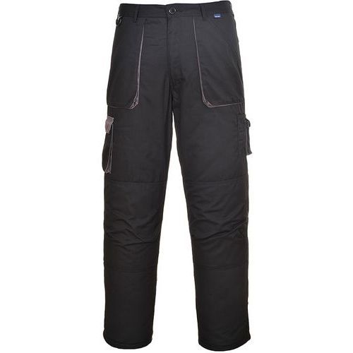 PANTALON DE TRAVAIL TEXO CONTRASTÉ MATELASSÉ TX16 - NOIR - M - PORTWEST