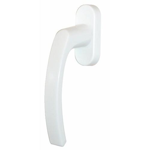 POIGNÉE DE FENÊTRE ALUMINIUM BLANC - OSCILLO BATTANT - RECOUPABLE CADAP