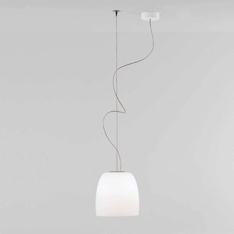 PRANDINA NOTTE S3 SUSPENSION, BLANC OPALE