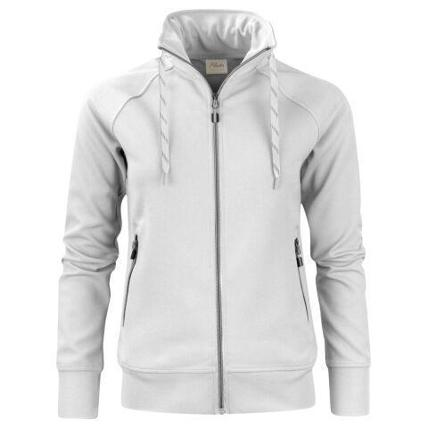 PRINTER JOG RSX SWEATSHIRT FULLZIP FEMMES BLANC - TAILLE L
