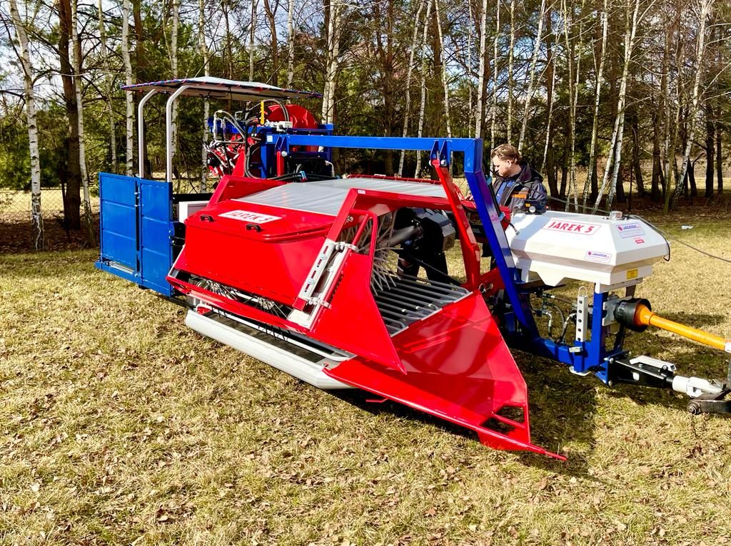 Récolteuse de framboises JAREK 5R - Jagoda JPS, avec système de nettoyage et tête spéciale_1