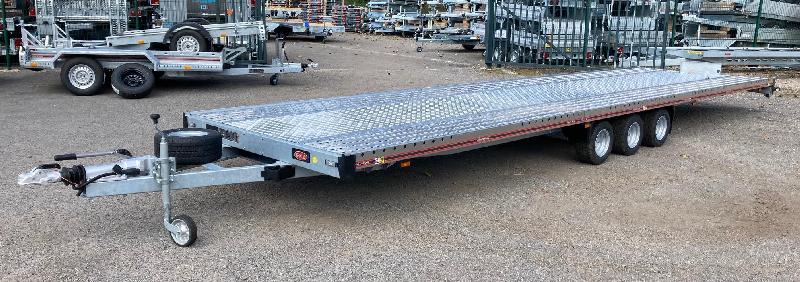 Remorque porte voiture-plateau - 8,50 X 2,10 M - 3500 KG - TA-NO TRIO STD 35.85_0