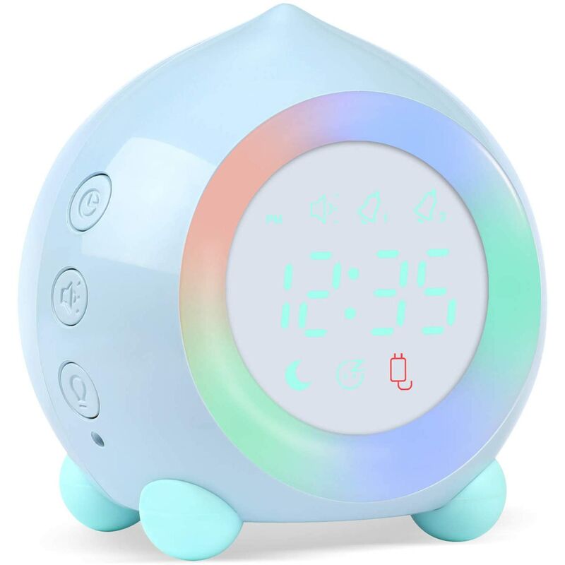 Reveil Enfant Lumineux Led Numerique Lampe Reveil Veilleuse Fille Garcons Jour Nuit Enfant Volume Reglable Snooze Reveil En Usb Charge Zqyrlar Comparer Les Prix De Reveil Enfant Lumineux Led Numerique Lampe