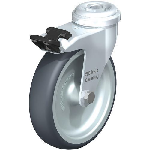 ROUE CAOUTCHOUC THERMOPLASTIQUE LRA-TPA 100G-FI - BLICKLE