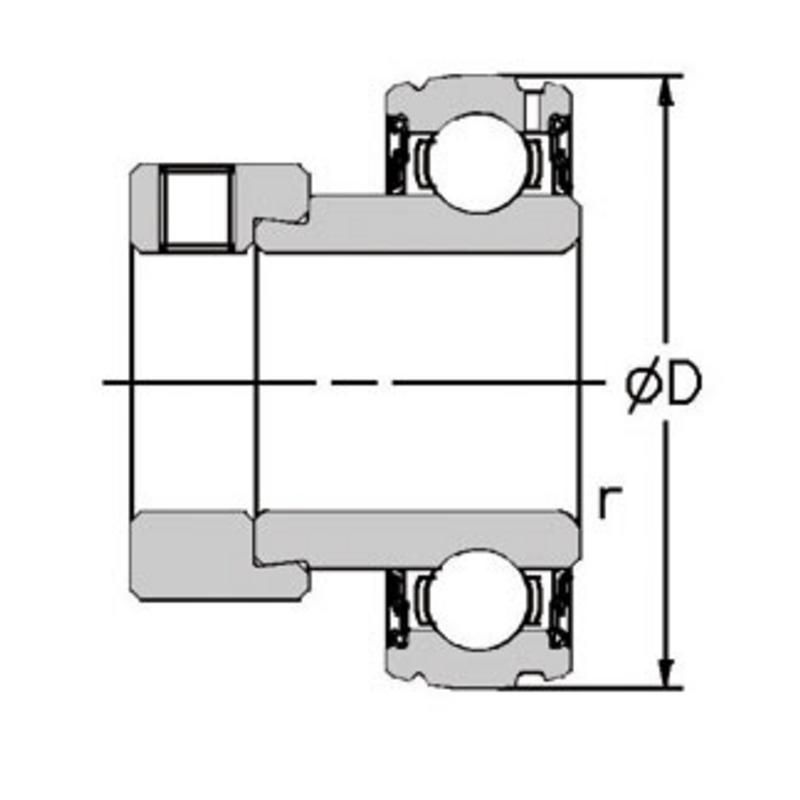 ROULEMENT PALIER 1255-55 ECG NSK