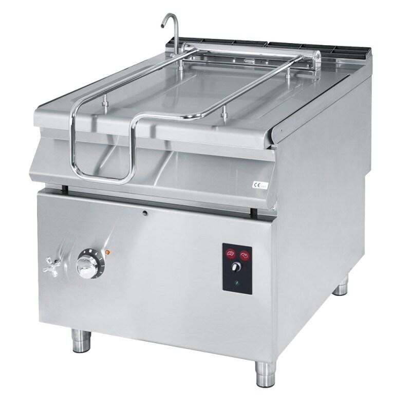 Sauteuse basculante électrique, capacité 80 litres, avec cuve en inox motorisée 800x900x870 mm - VIRTUS - 4068875006844_0