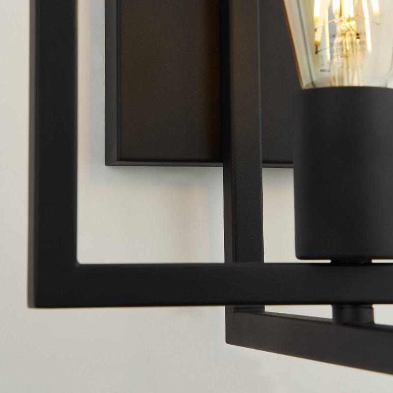 SEARCHLIGHT APPLIQUE SQUARES NOIRE