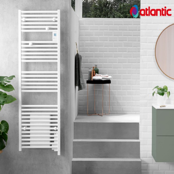 SÈCHE-SERVIETTES ÉLECTRIQUE SOUFFLANT 1750W (750W+1000W) DORIS DIGITAL - ATLANTIC 851128
