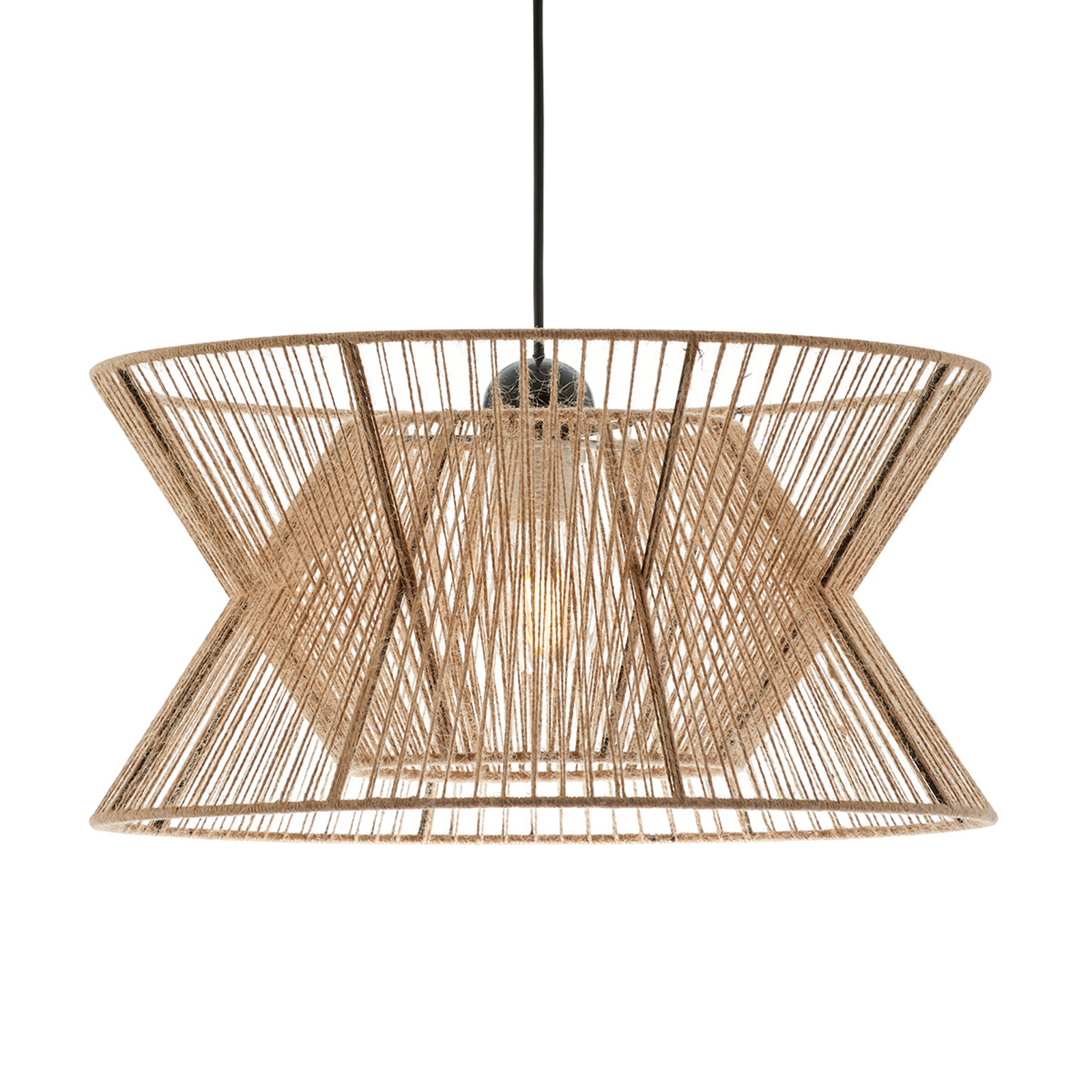 VIOKEF SUSPENSION ARGELA AVEC DOUBLE ABAT-JOUR EN NATUREL