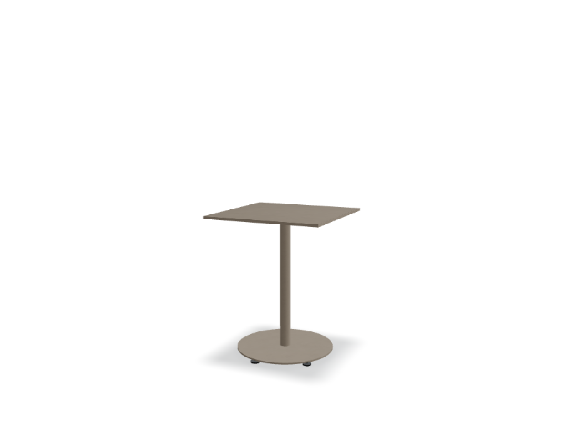 Table de café carrée 60x60 BOLT - marron_0