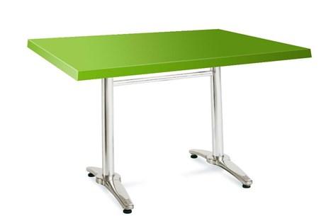 TABLE DE TERRASSE CALYPSO VERTE 110 X 70 CM