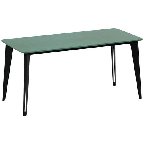 TABLE HAUTE BROTTEAUX RECTANGULAIRE 220X100 CM VERT - TIZU