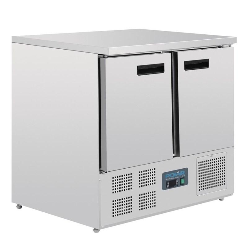 Table réfrigérée positive compacte 2 portes 240L Série G U636 Polar_0