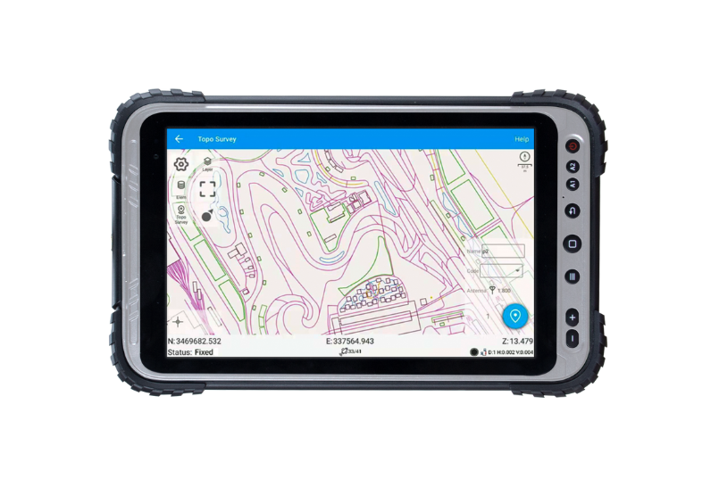 Tablette Android P8 - Écran 8 pouces lisible en plein soleil - Android 12 - IP67 - GNSS haute précision_0