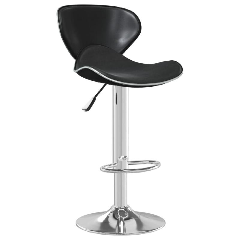 VidaXL Tabouret De Bar Noir Similicuir - noir 335130_0
