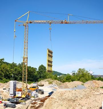 42 kr.1 grue à montage rapide sur chenille - liebherr - hauteur max. Sous crochet 28,00 m_0