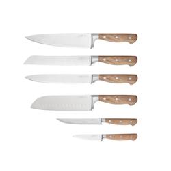 Bjorn Couteaux de cuisine JAKOB - 6 pièces - marron 3701488307663_0