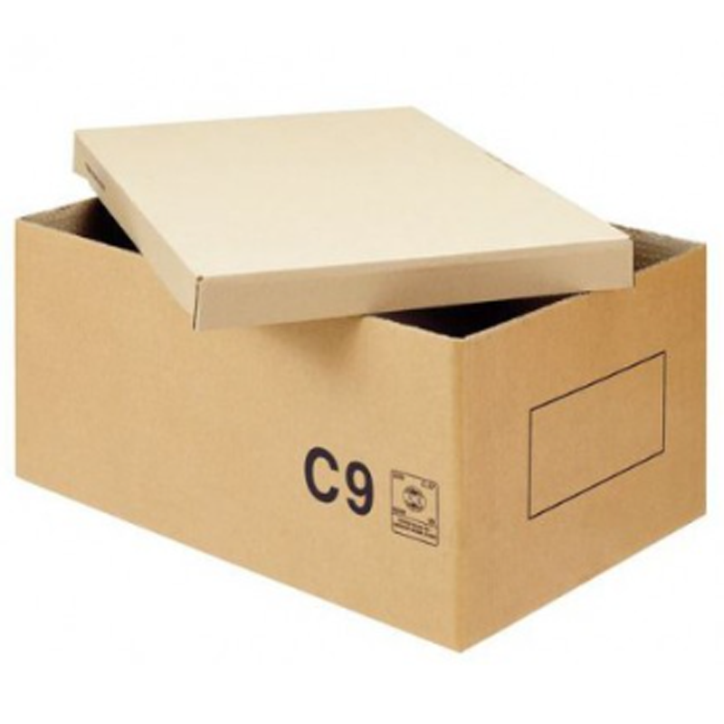 Caisse carton avec couvercle adaptée pour la constitution de palettes stables et homogènes_0