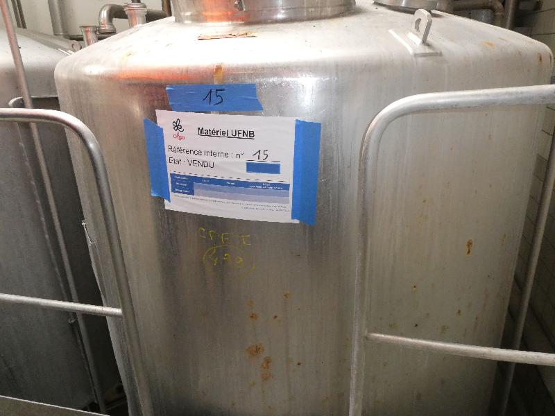 Cuve GOAVEC 2000 L - CUV439 - Inox 304L, Agitation Tri-pâle et Circulation Forcée_0