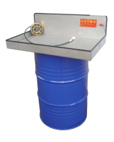 Fontaine de dégraissage à solvants - adaptable sur fût ou châssis - acier peint ou inox_0