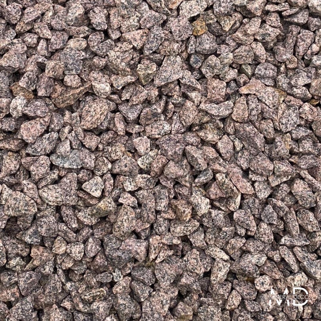 Gravier décoratif de granit rouge 6/10 - CARMIN_0