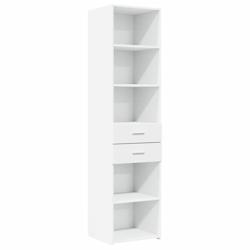 Helloshop26 - Buffet bahut commode armoire meuble de rangement organisateur cuisine salle de séjour salon haut 45 x 42,5 x 185 cm 02_0032456 - 300021_0