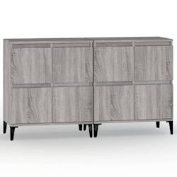 Helloshop26 - Buffet bahut commode armoire meuble de rangement organisateur cuisine salle de séjour salons lot de 2 sonoma 60 x 35 x 02_0036965 - 300_0