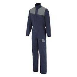 Lafont - Combinaison de travail mixte BRAKE Bleu Marine / Gris Taille M - M bleu 3609705717755_0