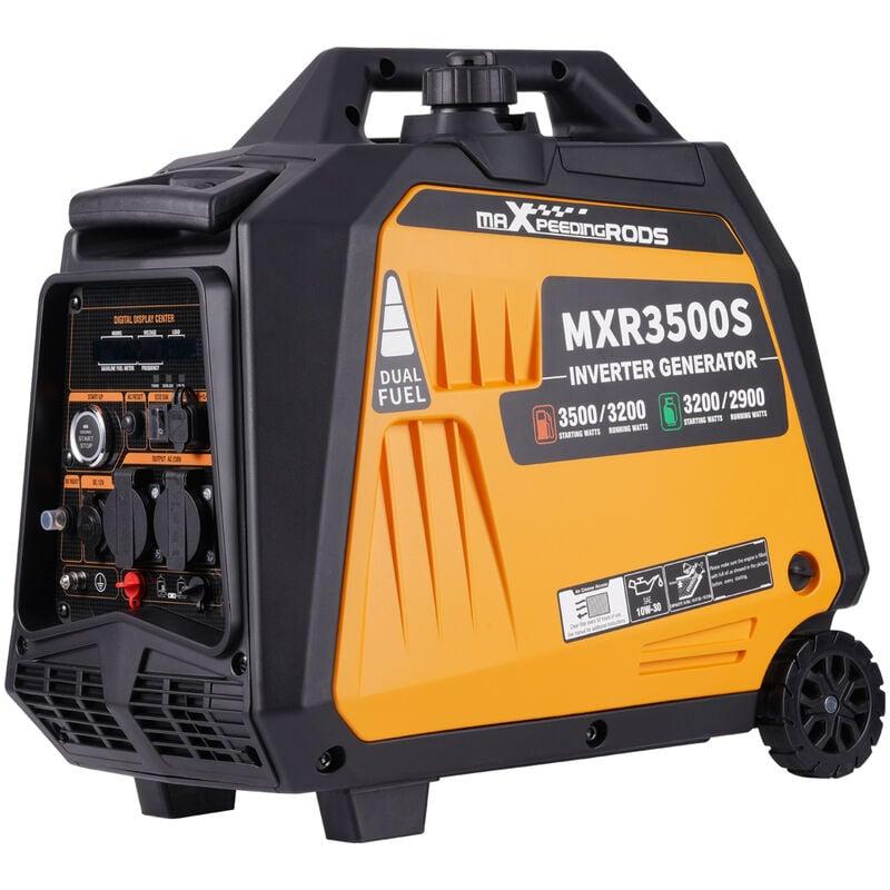 Groupe Électrogène Inverter MaXpeedingrods 3300W - Silencieux Essence | USB Et 230V