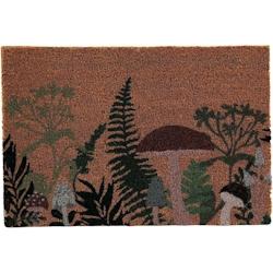 Paillasson en fibres de coco Champignon 60 x 40 cm Sil - multicolore 5024418577348_0