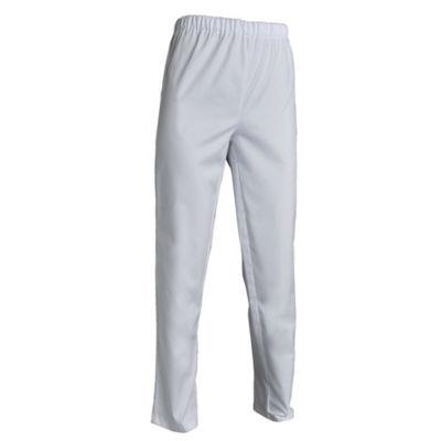 Pantalon hospitalier mixte blanc, taille 48/50_0