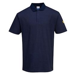 Portwest - Polo de travail antistatique ESD Bleu Marine Taille S - S 5036108330416_0