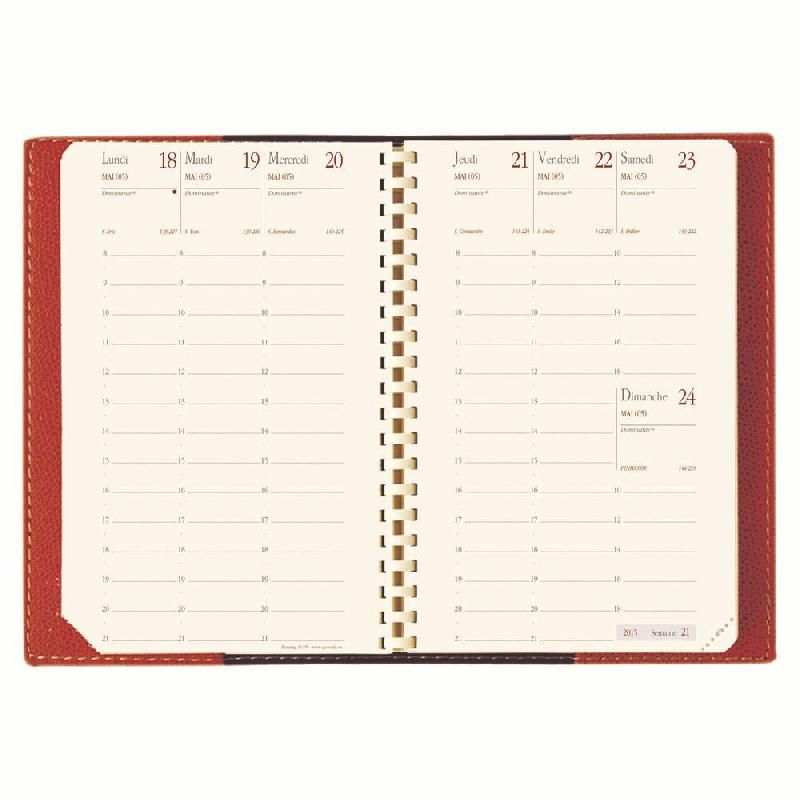 QUO VADIS AGENDA DE POCHE PLANNING 16S - 9 X16 CM - NOIR - 2016