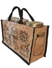 Sac réutilisable en fibre écologique de jute naturel et durable - Réf FRACMAD8P - 30x12x20cm - 260 g/m²_0