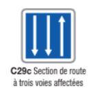 Panneau de signalisation d'indication  type c29c_0