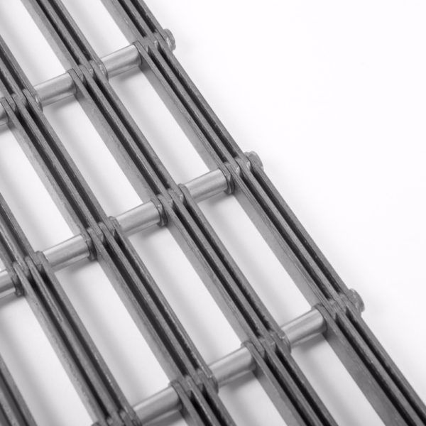 Tapis à lamelles  - bandes transporteuses métalliques - wirebelt - tringles varie de 25,4 à 100 mm_0