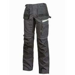 U-Power - Pantalon de travail gris Flex GORDON Gris Taille 46 - 46 gris 8033546353387_0