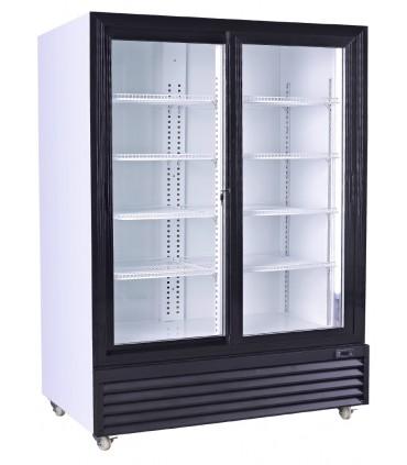 Vitrine réfrigérée verticale positive avec porte et système anti-condensation du verre, pour chr, traiteurs et boulangeries - athena 1000s iarp_0
