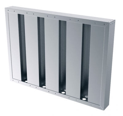 Grille de ventilation WB900 - récupérateur de sable en aluminium avec double profil U_0